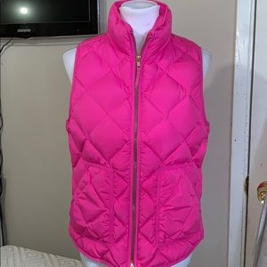 J.crew hot pink vest